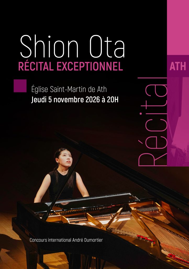 La pianiste japonaise Shion OTA , 1° lauréate de la 9°édition du Concours Internationnal de piano André Dumortier